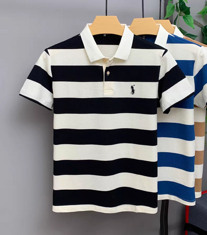 Saddlecrest Regal Stripe Polo T-Shirt