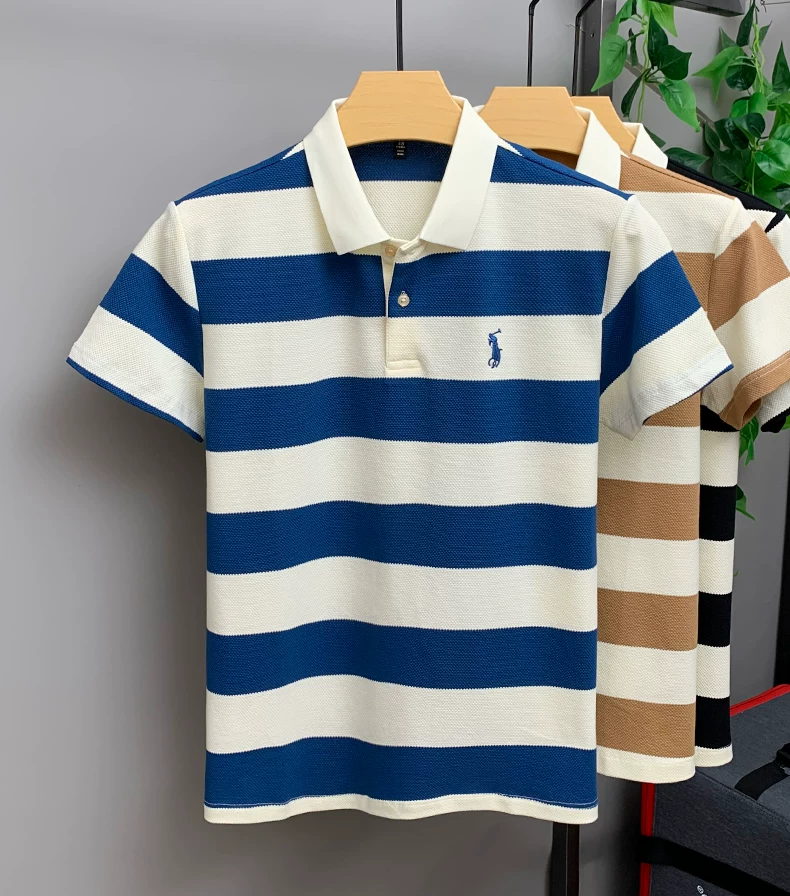 Saddlecrest Regal Stripe Polo T-Shirt