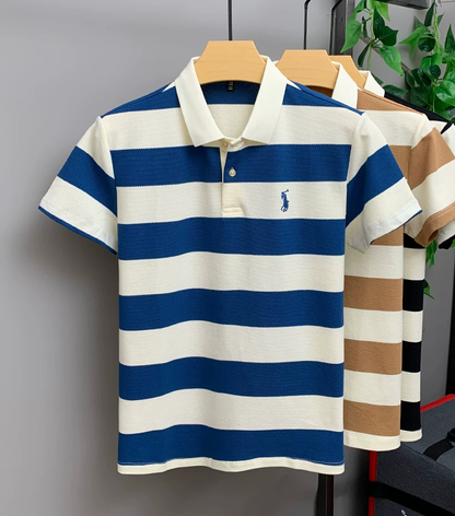Saddlecrest Regal Stripe Polo T-Shirt