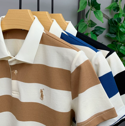 Saddlecrest Regal Stripe Polo T-Shirt