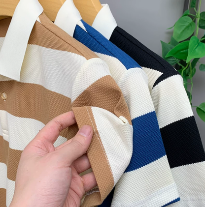 Saddlecrest Regal Stripe Polo T-Shirt