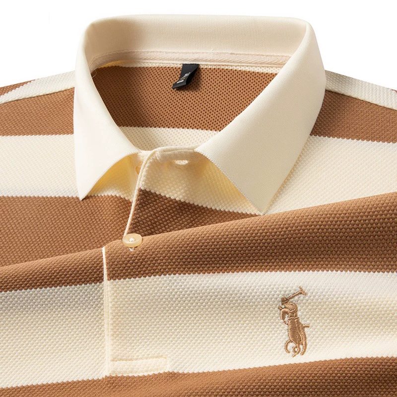 Saddlecrest Regal Stripe Polo T-Shirt