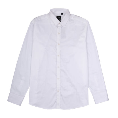 Armani Exchange Crisp Cotton Classic White Shirt