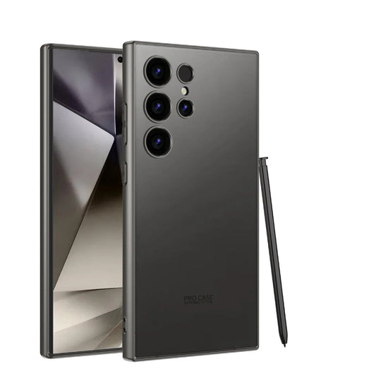 Samsung Galaxy S24 Ultra GKK Soft Sleek Matte PC Skin Feel Case - Black