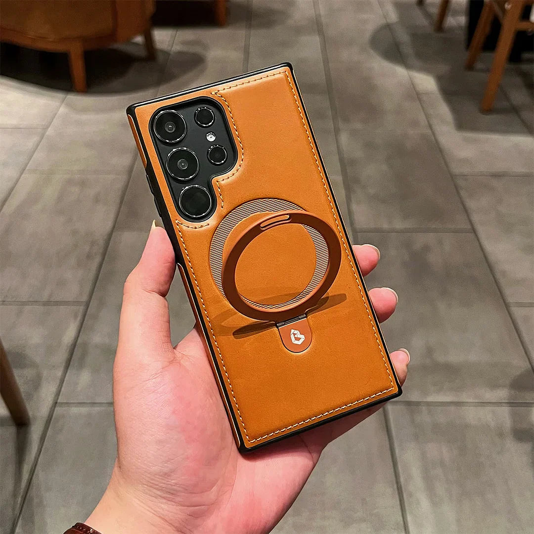 YG | Leather Ring Protective Case