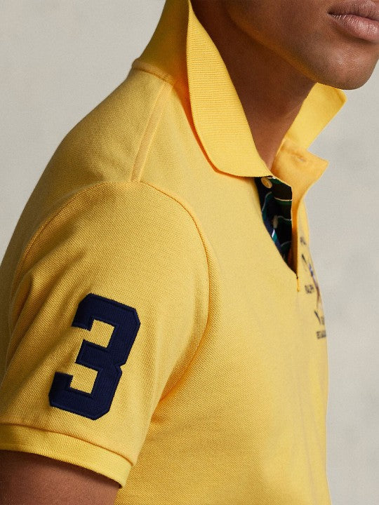 POLO RALPH LAUREN Opulent Marigold Classic Fit Short Sleeve Piqu������ Polo Shirt