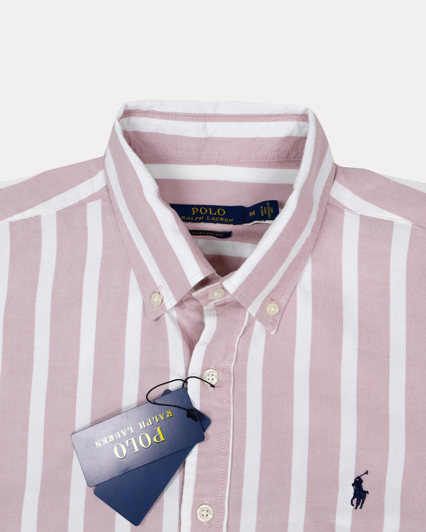 Polo Ralph Lauren Striped Elegance Shirt in Blush Whisper