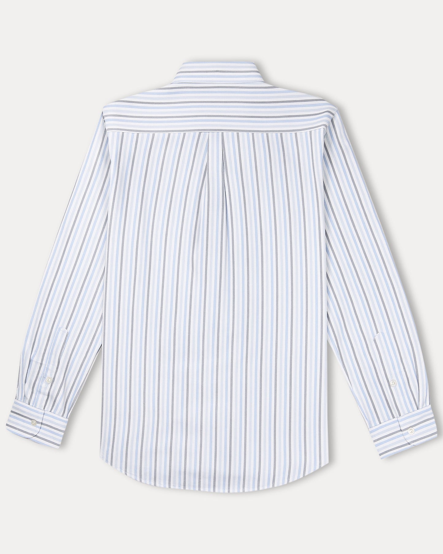 Polo Ralph Lauren Striped Elegance Cotton Shirt in Serene Sky