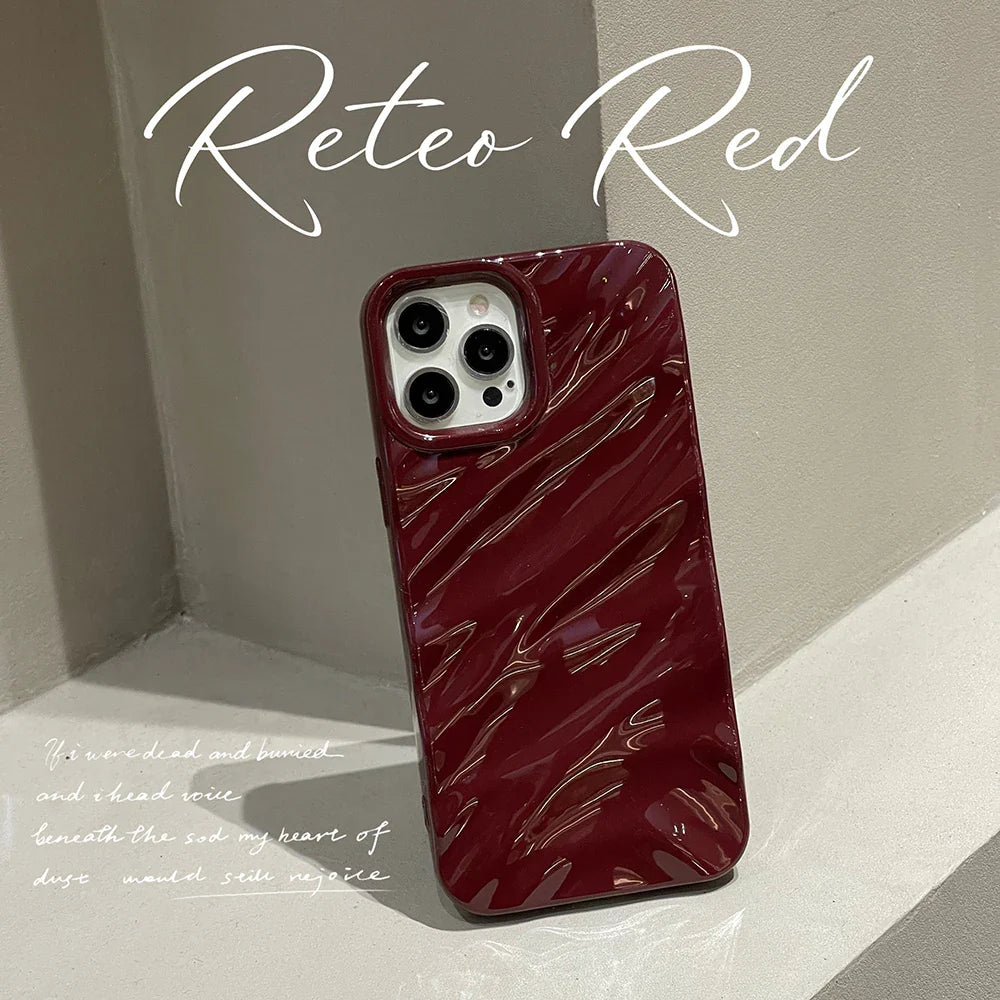 Wavy Designer Silicon Case for iPhone