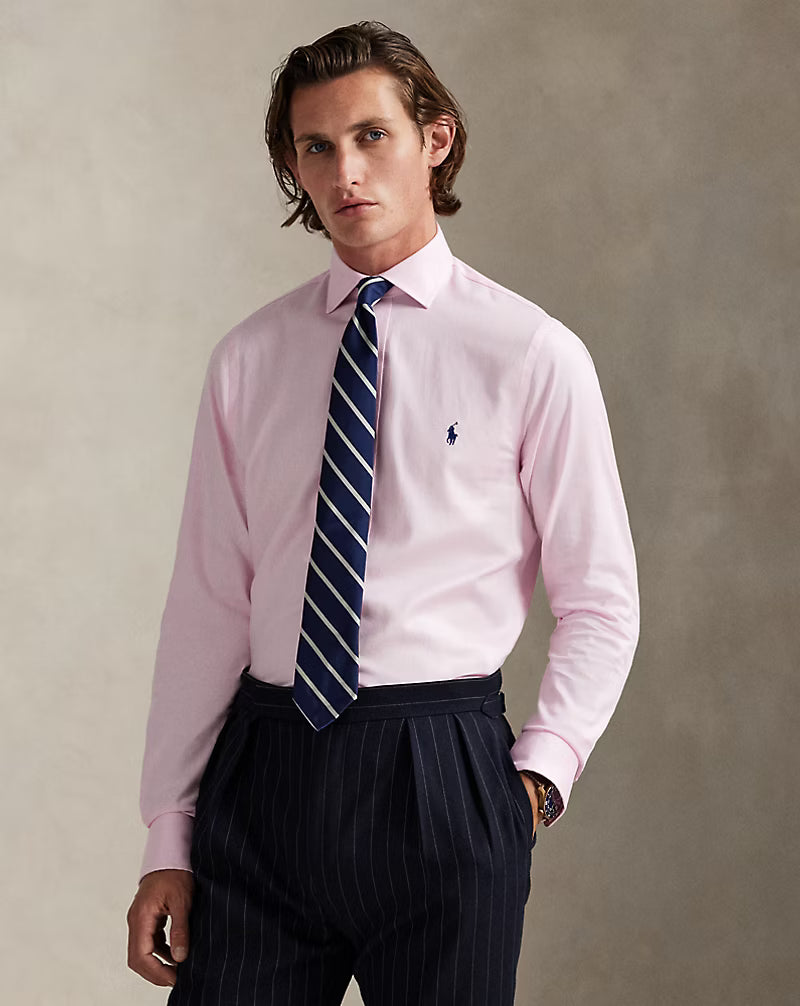 Polo Ralph Lauren Custom Fit Delightful Blush Button-Up Shirt