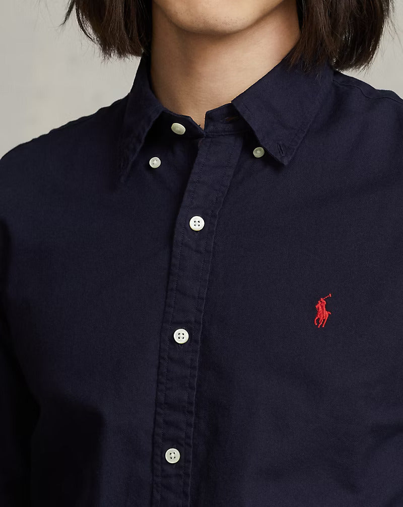 Polo Ralph Lauren Classic Fit Button-Down Shirt in Navy