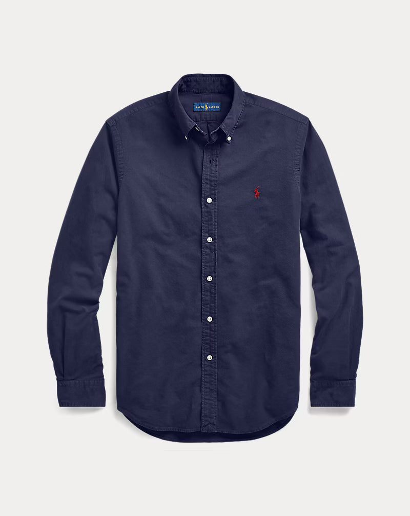 Polo Ralph Lauren Classic Fit Button-Down Shirt in Navy