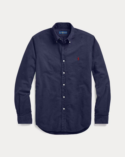 Polo Ralph Lauren Classic Fit Button-Down Shirt in Navy