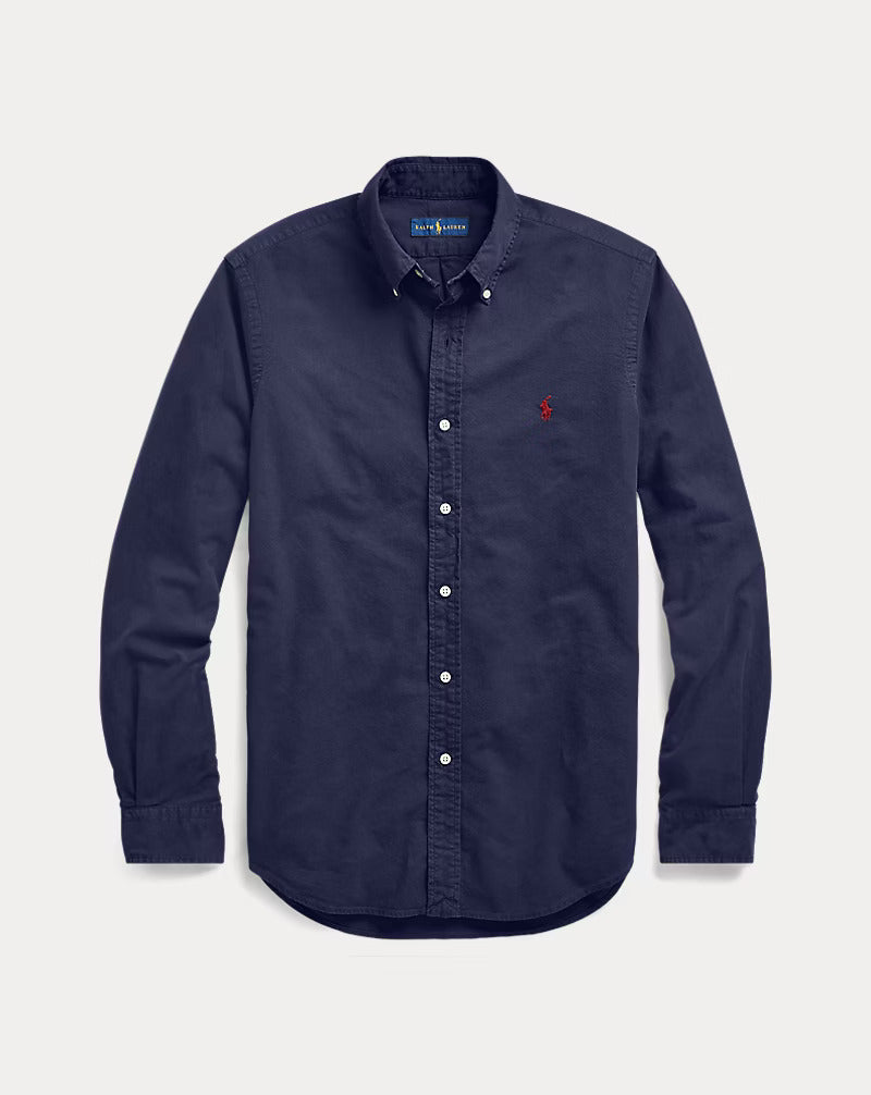 Polo Ralph Lauren Classic Fit Button-Down Shirt in Navy