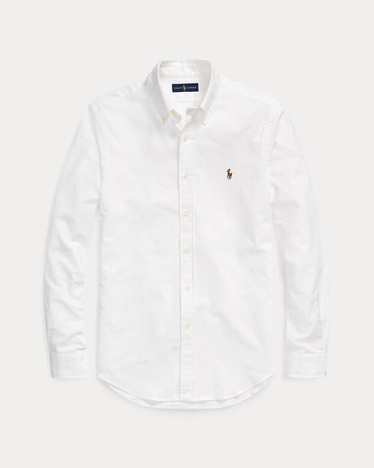 Ralph Lauren Classic White Elegance Button-Up Shirt