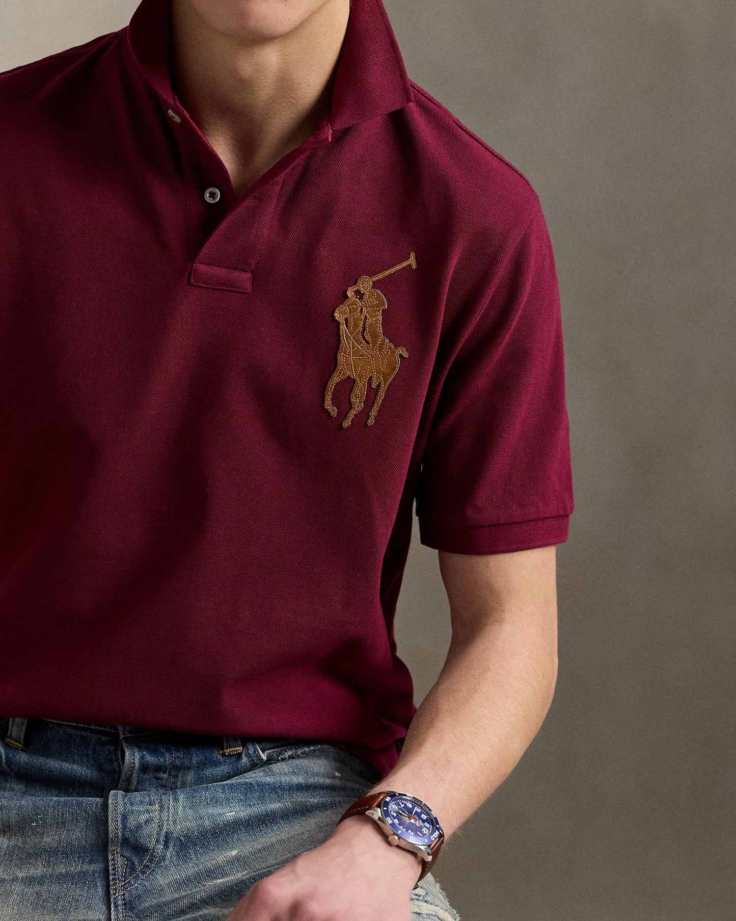 POLO RALPH LAUREN Seraphic Amber Classic Fit Short Sleeve Piqu������ Polo Shirt
