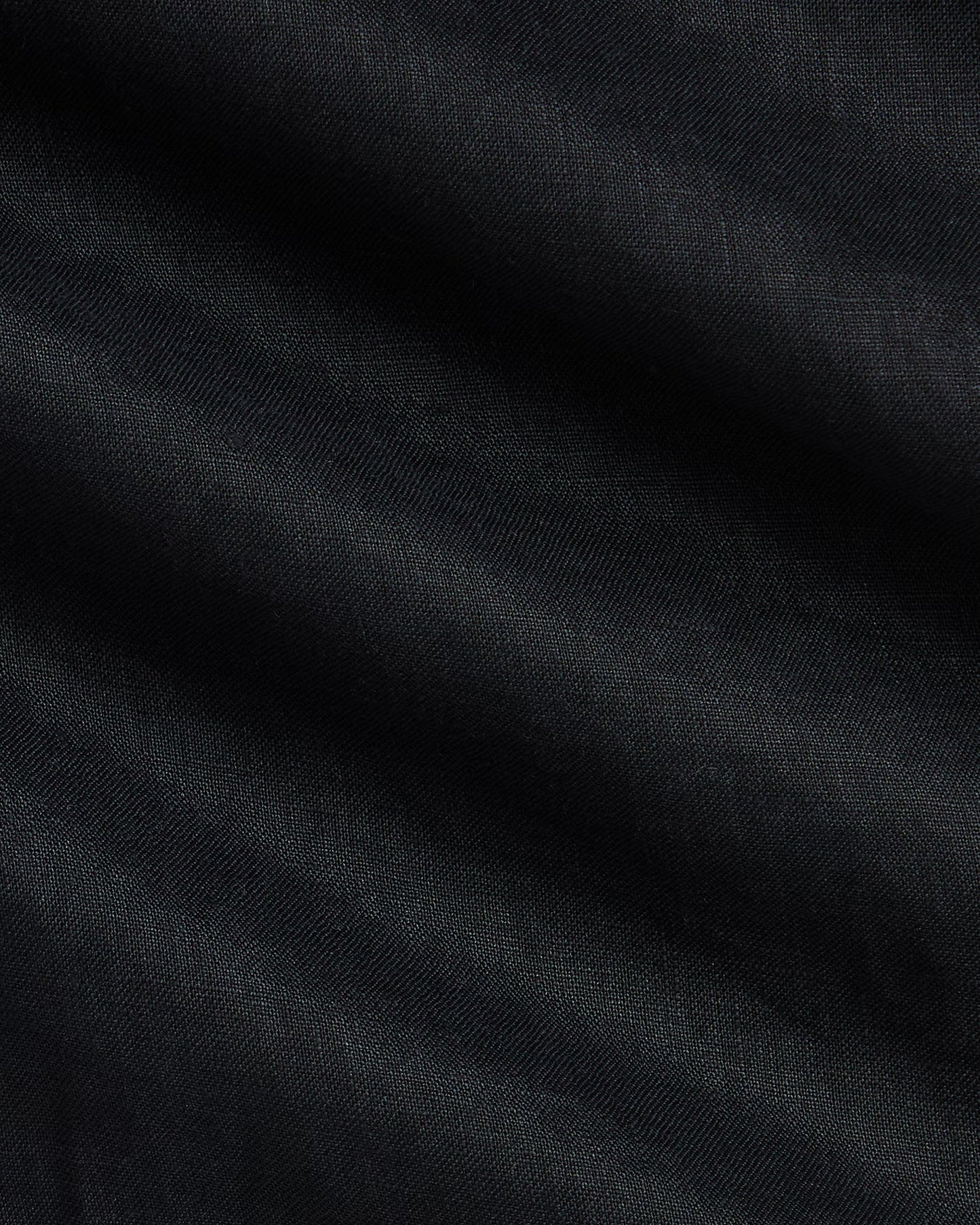 Polo Ralph Lauren Elegant Midnight Black Linen Shirt
