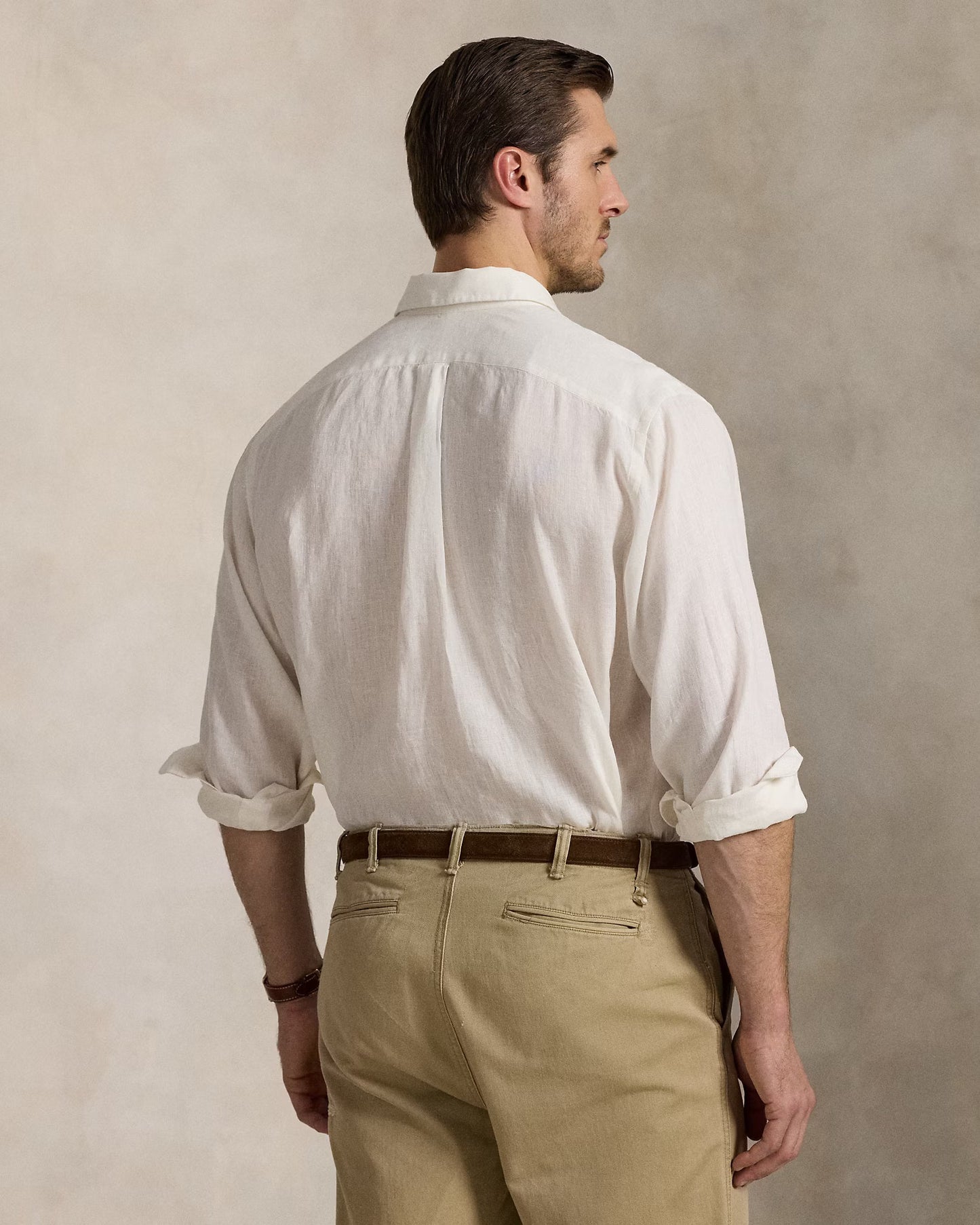 Polo Ralph Lauren Effortlessly Elegant Linen Shirt in Whispering White