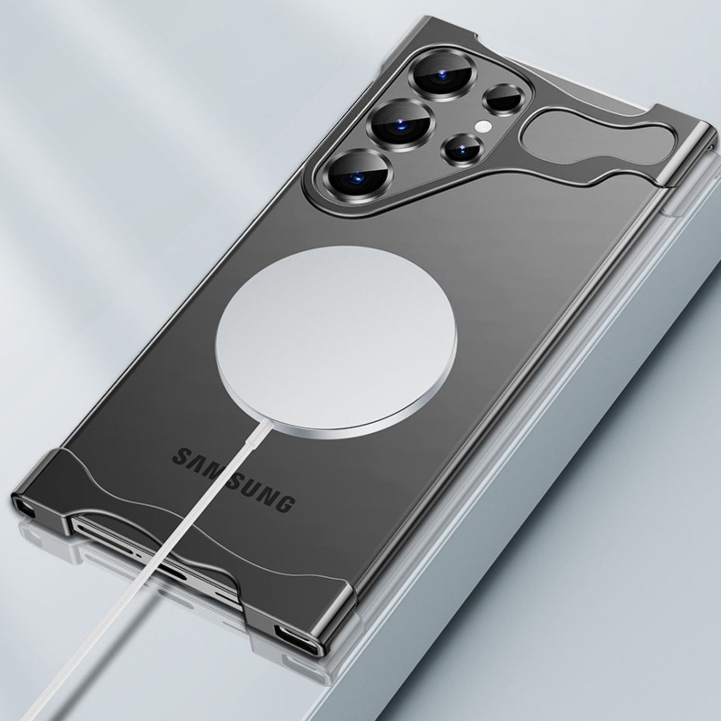 Minimal Titanium Samsung Case