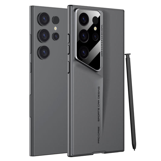 Samsung Galaxy S24 Ultra Luxury Blade Design PC Shockproof Case - Gray