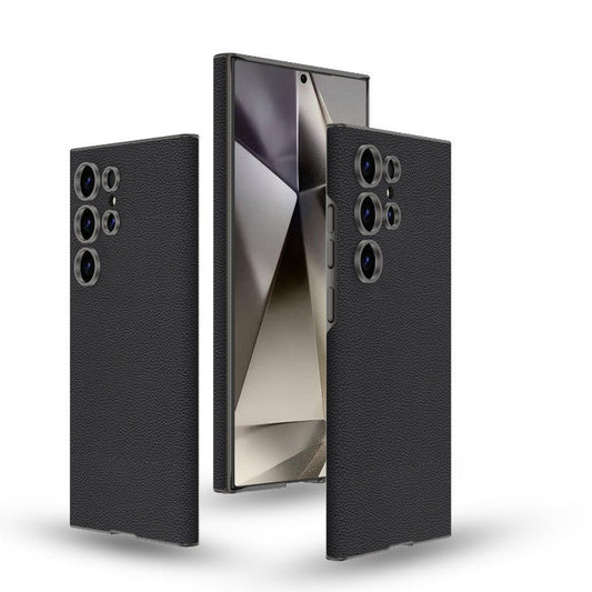 Samsung Galaxy S24 Ultra Leather GKK Leather Pattern Case - Black