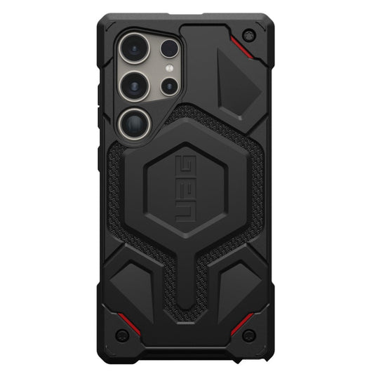 Samsung S24 Ultra Monarch Pro Series Kevlar Protective Armor MagSafe Case - Black