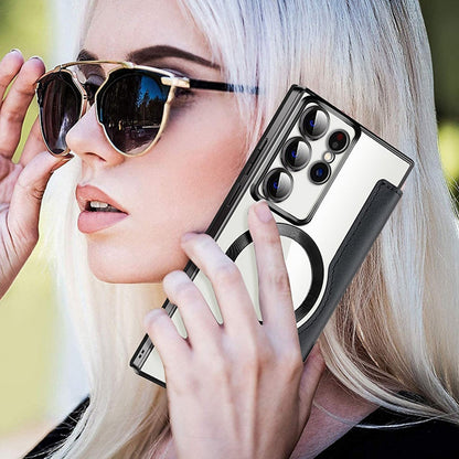 Luxury Leather Flip Phone Case