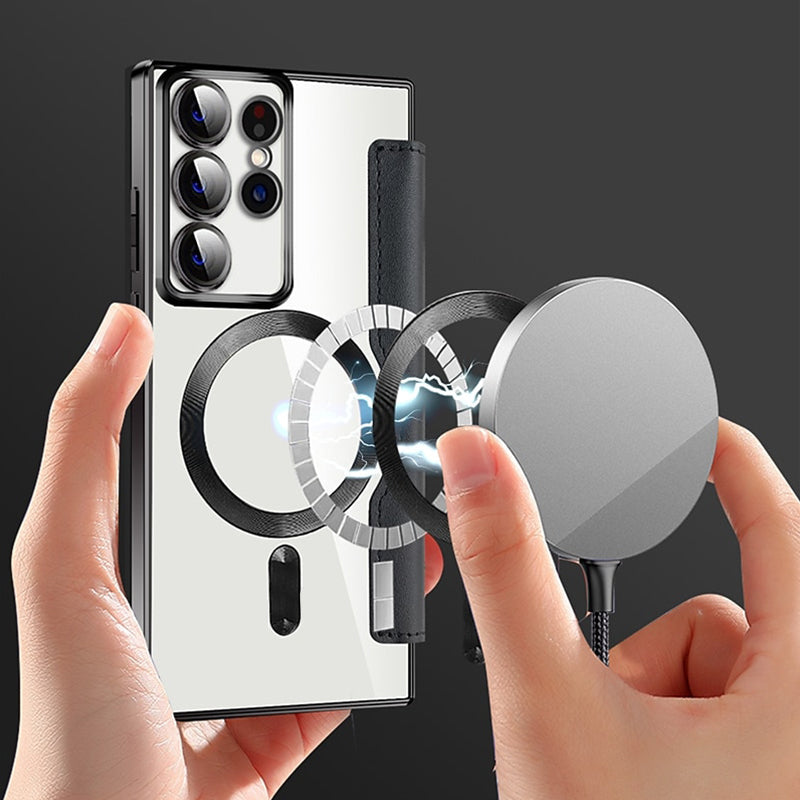 Luxury Leather Flip Phone Case