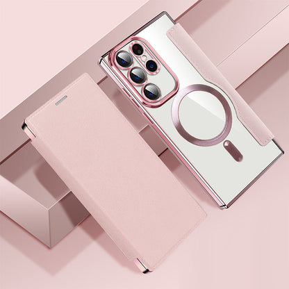 Luxury Leather Flip Phone Case