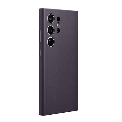 Samsung Galaxy S24 Ultra Vegan Leather Case Slim Profile - Violet