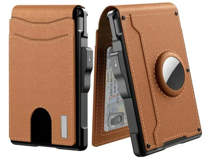 Premium Aluminum Wallet With Leather Casing